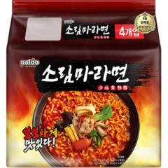 팔도 소림마라면 멀티팩, 4개