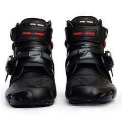 바이크 부츠 오프로드 라이딩 오토바이 워커 숏부츠 Q 스니커즈 신발 RL17, 블랙