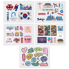 여행 캐리어 스티커 코리아 C 노트북 테블릿 감성 방수 한국 KOREA