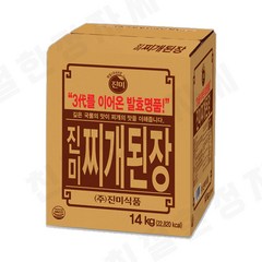 진미 찌개 된장14KG, 1개, 14kg