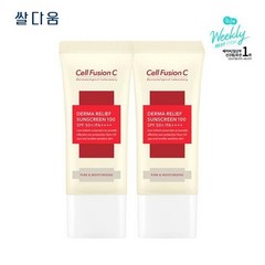 셀퓨전씨 더마 릴리프 썬스크린 100 SPF50+ PA++++, 35ml+35ml