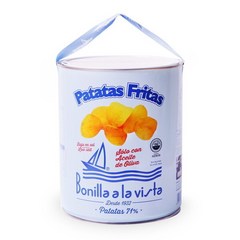 보닐라 스페인 페인트통 저염 감자칩 275g, 1개