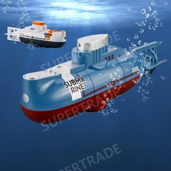 RC잠수함 정품 원격 제어 수중 드론 미니 잠수함 선박, 충전기 + 배터리, 화이트 미니 잠수함