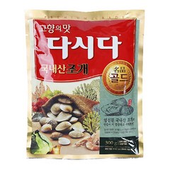 백설 조개다시다명품골드300g백설 기타조미료, 조개다시다명품골드300g/백설, 없음, 1개