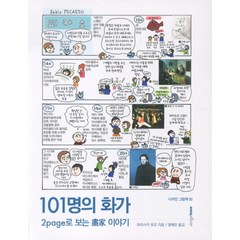 101명의 화가:2PAGE로 보는 화가 이야기, 디자인하우스, 하야사카 유코 저/에노키 노코 그림/염혜은 역