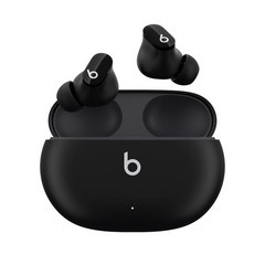 Beats-스튜디오 버즈 무선 노이즈 캔슬링 헤드폰 내장 마이크 IPX4 등급 땀 방지 이어버드 안드로이드 호환, 01 Black