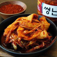 썽난김치 매운 실비 배추 보쌈 포기 김치 매운맛 700g 1kg, 썽난김치 매운맛 700g, 1개