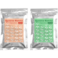 퀸즈헤나 펄시그니처 한개사면 한개더(1+1) 천연헤나염색약 100g Queens Henna, 레드+내추럴