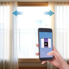 홈플랜 음성인식 핸드폰 제어 스마트 iOT 전동커튼