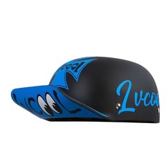 오토바이 스냅백 헬멧 야구모자 반모 3C 인증 레트로 헬멧 motorcycle half helmet 비보뉴 Z235K581, XXL, 블루 블랙