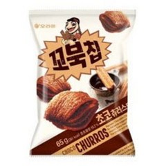 오리온 꼬북칩 초코츄러스 맛, 65g, 24개