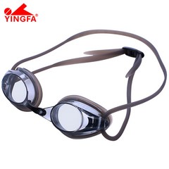 YINGFA/영발수경경기 방수방무 수영안경 성인Y570F, 01 블랙