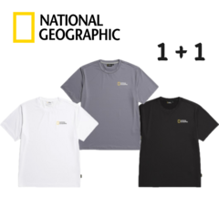2023 내셔널지오그래픽 반팔 유니 메이스 여름 1+1 티셔츠