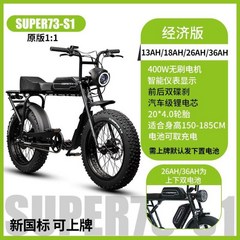 SUPER73 지디 이찬혁 전기 자전거 편리한 스쿠터 펫바이크 RX동급, 48V, 18AH, 04.S1 오리지널