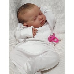 배랭구어 아기인형 신생아인형 애착 NPK 리본돌, 48cm