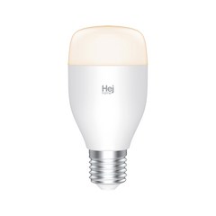 헤이홈 스마트 LED 전구 화이트, 주백색(밝기조절), 1개