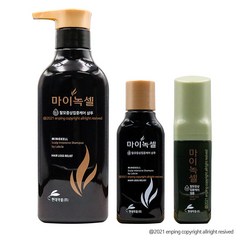 현대약품 마이녹셀 스칼프 인텐시브 탈모 샴푸 400ml + 100ml + 앰플 60ml