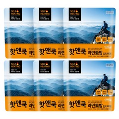 이지밥 핫앤쿡 라면애밥 김치찌개, 110g, 6개