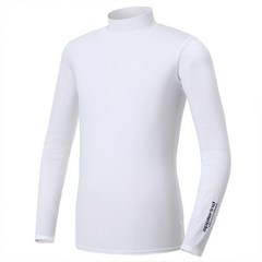 애플라인드 남성 쿨메이트 골프 UV차단 SP 냉감 이너티셔츠 하이넥 CHSMTS01 WHITE