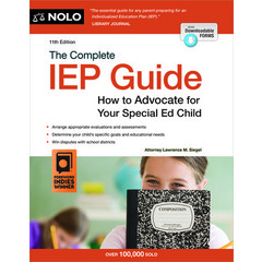(영문도서) The Complete IEP Guide: How to Advocate for Your Special Ed Child Paperback, NOLO, English, 9781413330878