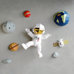 미셀즈픽 인테리어 벽장식 소품 행성 우주인 우주행성 DIY 풀세트, 단일품
