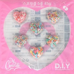 펀플러스 초콜릿DIY 토핑재료, 스프링클6종, 1개