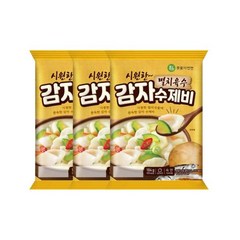 멸치육수 감자 수제비 184g 3봉/이가자연면/생생우동