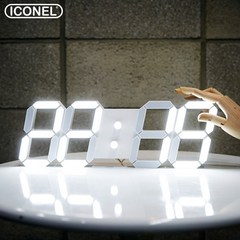 [아이코넬] 3D LED 인테리어 벽시계