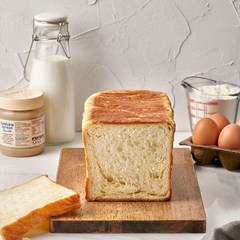 [오팡두 Half] 플레인 데니쉬 크로와상 수제 식빵 샌드위치 크로플 와플 토스트 에어프라이어 홈브런치, 490g, 1개입