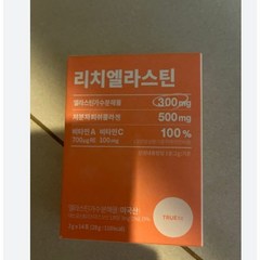 트루알엑스 리치 엘라스틴 2박스 4주분 먹는 저분자 콜라겐 1개, 2개