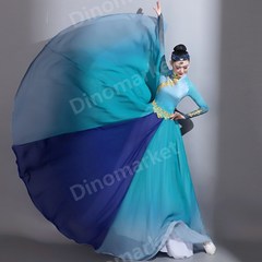몽골 댄스 공연 의상 인도 태국 몽골 전통의상 코스튬 사리 파티 자수 코스프레 아오자이 치파오