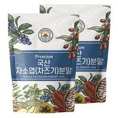 해나식품 국산 차즈기분말 가루 자소엽 300g, 2개