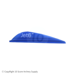 텐스코어 양궁 장비 화살 Jet6 스핀깃 파랑색 (50개), 1개, Blue, 왼손/2.00