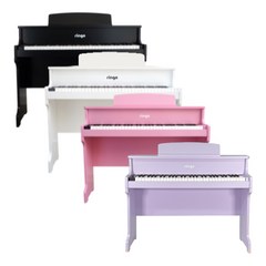 링고 키즈 61건반 디지털 피아노 RP-125 + 의자, 화이트