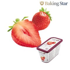 브와롱 딸기퓨레 1kg 딸기100% 냉동 과일퓨레 무가당, 1개