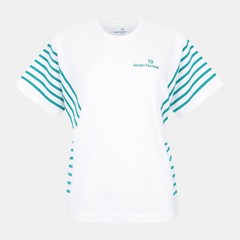 세르지오타키니 여성용 비젠티노 반소매 티셔츠 화이트 STS23W50496-WHITE