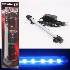 아마존 LED 수중등 [대 중 소] 3종모음 / 수족관용품 / 수조용품, 블루, 중 1.2W