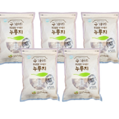 구가네식품 황금햅쌀 가마솥맛 누룽지, 1kg, 5개