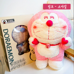 도라에몽 도라미 인형 애착인형 복슬복슬 40cm, 핑크 스마일, 40cmcm