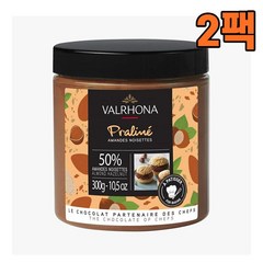 (프랑스직구) 발로나 헤이즐넛 프랄린 초콜릿 300g, 2팩