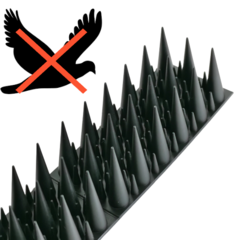 아가토 조류 퇴치 비둘기 스파이크 케이블 타이 20개 포함 블랙, 30cm X 20개