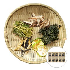 산채비빔밥 건나물 5종 모듬 30g x 10팩 (곤드레 호박 가지 표고 시래기), 10개