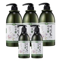 더블모 어성초샴푸 5종 세트 1000ml x 3 + 미스트 모발팩 샴푸300ml 중 2개 한방 두피 대용량, 더블모 어성초 샴푸 1000ml x 3개, 샴푸 300ml+샴푸 300ml