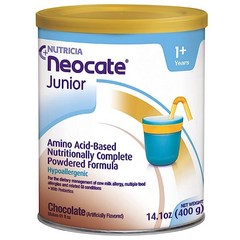Neocate Junior Amino Acid-Based Formula 네오케이트 주니어 아미노산-베이스 포뮬라 초콜릿 400g 2팩