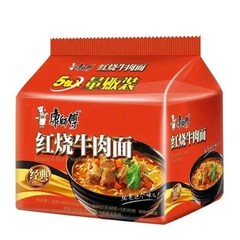 [현호중국식품] 중국식품 캉스푸 훙소뉴육웨이 봉지라면 5봉입 (106g*5), 5개입