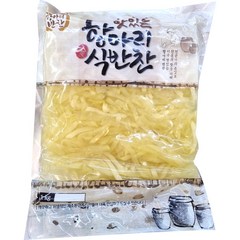 항아리 짠무채 1kg 무짠지채 무장아찌, 1개