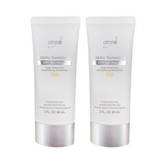 애터미 선크림 베이지 SPF50+ PA+++, 60ml, 2개