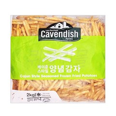 카벤디쉬 케이준 양념감자 2kg 감자튀김, 1개