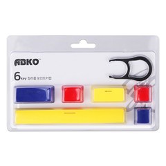 ABKO ABKO HACKER 6key 컬러풀 포인트 키캡 (V2)