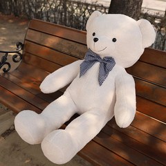 KC인증 부들부들 슈크레원단 털날림 없는 어린이날 대형 곰인형, 110cm블랙체크